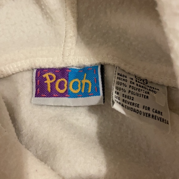 Vintage embroidered Disney Tigger fleece hoodie - Picture 3 of 3